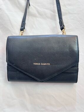 Vince Camuto Black Leather Crossbody